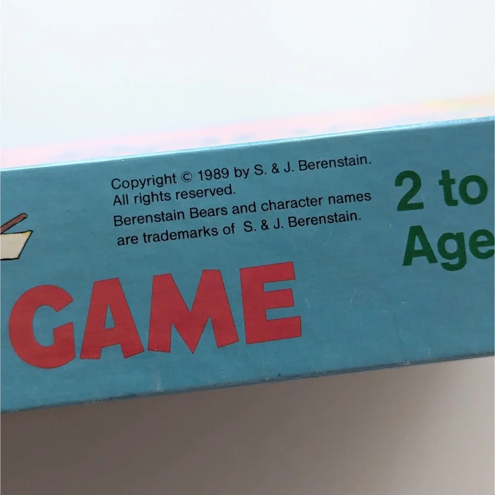 Berenstain Bears Messy Room Board Game 1989 Complete Vintage Puzzle Game EUC!